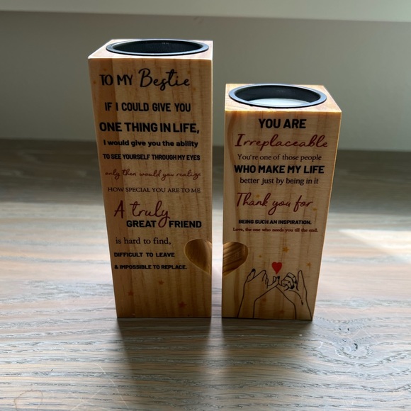 Best Friends - Bestie - Candle & Candle Holder - Picture 3 of 8